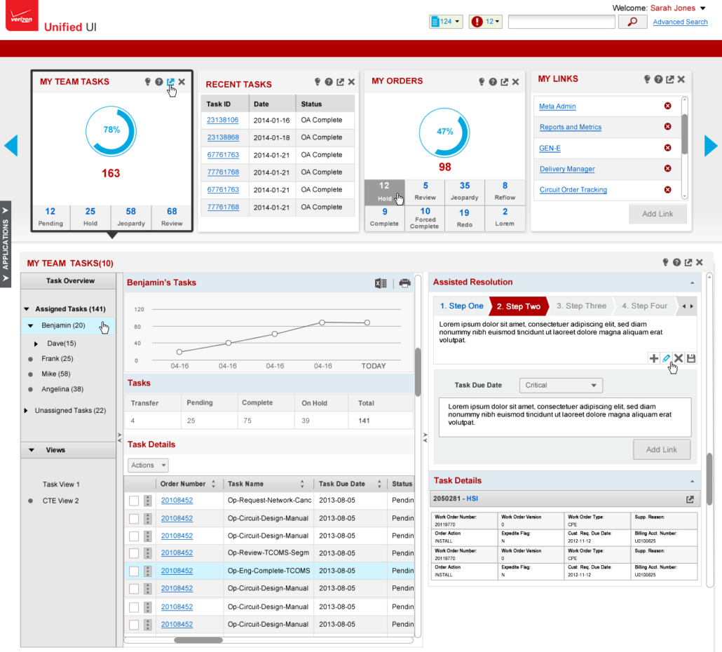 HP - level 2 - Supervisor - My Team Tasks - Ben